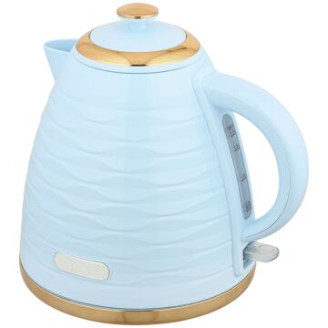 Homcom 3kw Rapid Boil Honeycomb Kettle - Light Blue