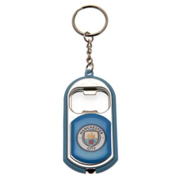 Manchester City Fc Keyring Torch Bottle Opener