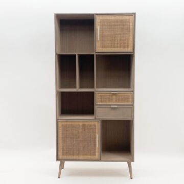 189cm Wooden Display Cabinet