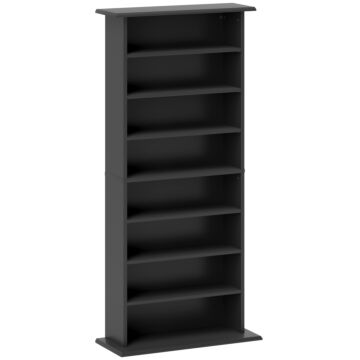 Homcom 360 Cd Storage Unit - Black