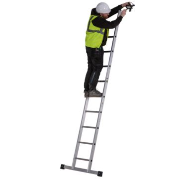 Trade Aluminium Ladder 3.05m Single - 57010220