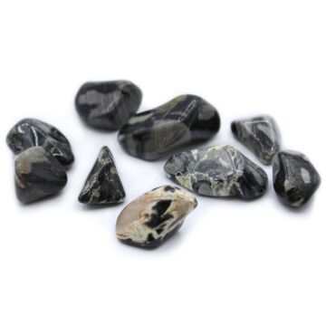 L Tumble Stones - Jasper - Silverleaf