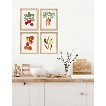 Organic Veg Ii By Victoria Barnes - Framed Art