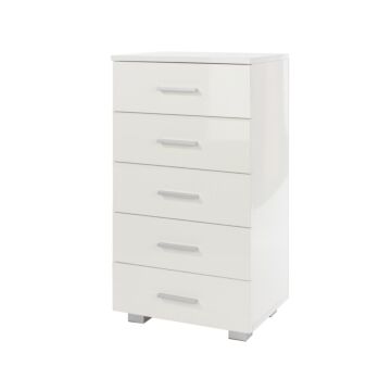 Lido 5 Narrow Chest Of Drawers