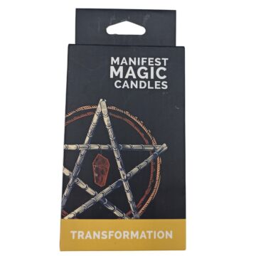 Manifest Magic Candles (pack Of 12) - Black