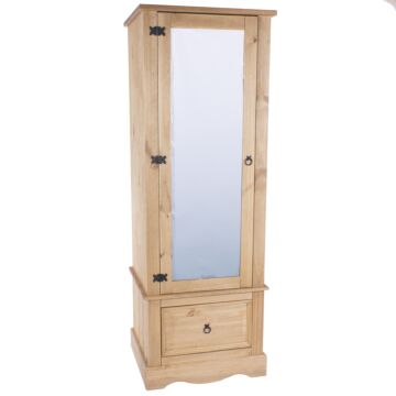 Corona Armoire With Mirrored Door