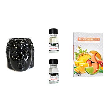 Buddha Oil Burner And Fragrance Oils Kit