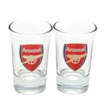 Arsenal Fc 2pk Shot Glass Set