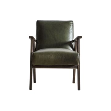 Neyland Armchair Heritage Green Leather