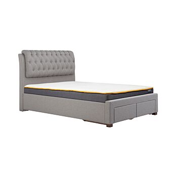 Valentino Double Bed Grey