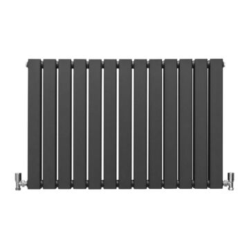 Designer Flat Panel Radiators Anthracite Grey 600mm X 910mm
