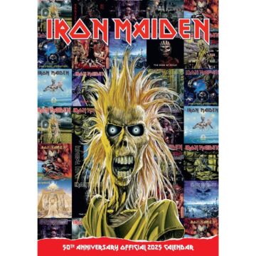 Iron Maiden A3 Calendar 2025