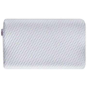 Memory Foam Pillow White Soft Cooling Fabric Neck Support Orthopaedic Soft Anti-allergic Beliani