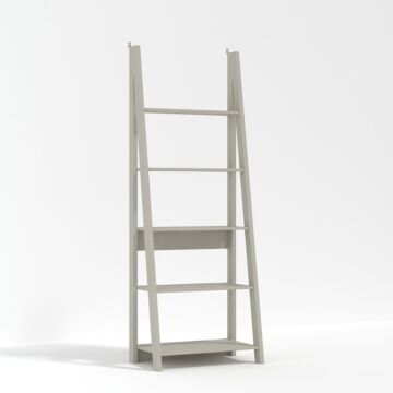 Tiva Ladder Bookcase/display Unit - Grey