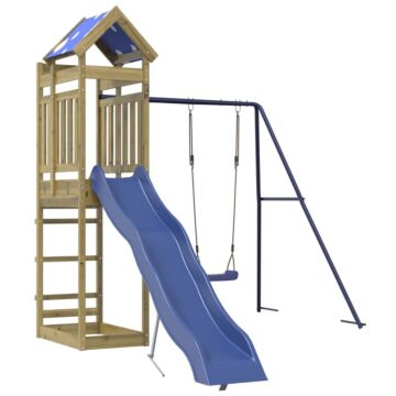 Vidaxl Outdoor Playset Impregnated Wood Pine