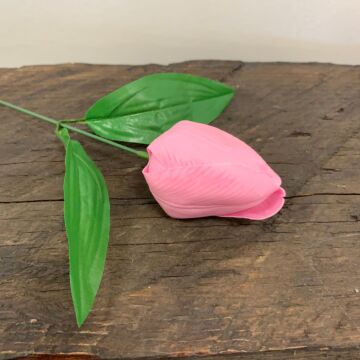 Craft Soap Flower - Med Tulip - Pink - Pack Of 10