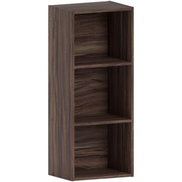 Vida Designs Oxford 3 Tier Cube Bookcase, Walnut