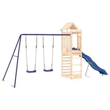 Vidaxl Outdoor Playset Solid Wood Pine