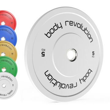 Body Revolution Olympic Bumper Plates (colour) 10kg Pair