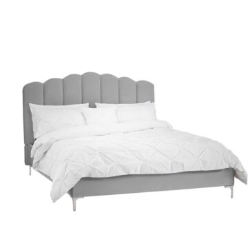 Willow King Ssize Bed - Silver