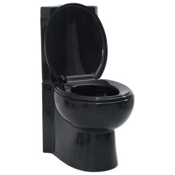 Wc Ceramic Toilet Bathroom Corner Toilet Black