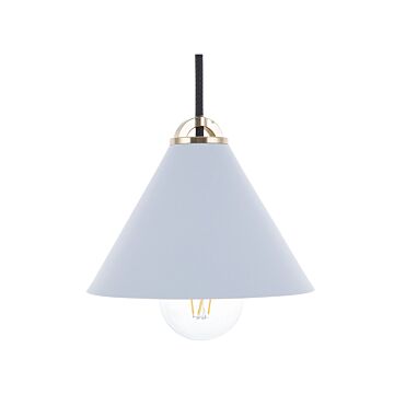 Ceiling Lamp Blue Metal 162 Cm Pendant Modern Beliani