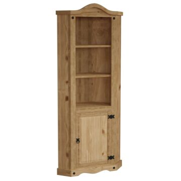 Corona 1 Door Corner Bookcase