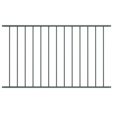 Vidaxl Fence Panel Powder-coated Steel 1.7x1 M Anthracite