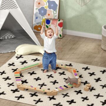 Aiyaplay Wooden Balance Beam For Kids Build Coordination Agility And Strength