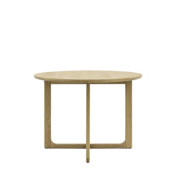 Craft Round Dining Table Natural 1100x1100x750mm