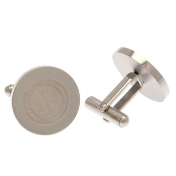 Celtic Fc Stainless Steel Round Cufflinks