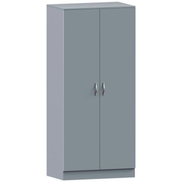 Vida Designs Riano 2 Door Wardrobe, Grey