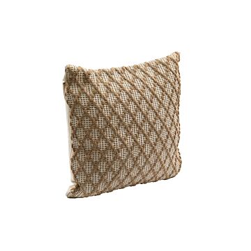 Brown Woven Scatter Cushion