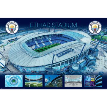 Manchester City Fc Etihad Stadium Poster 199