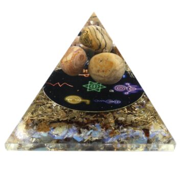 Orgonite Pyramid - Midnight Reiki - 7cm