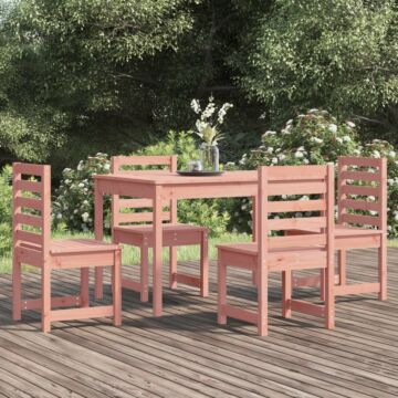 Vidaxl 5 Piece Garden Dining Set Solid Wood Douglas