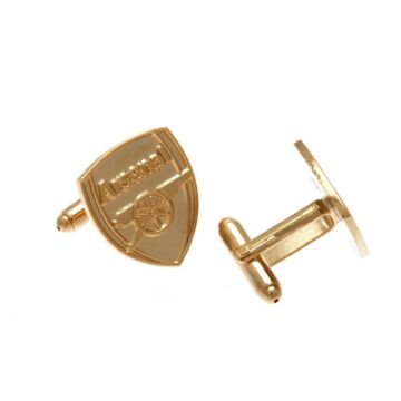 Arsenal Fc Gold Plated Cufflinks