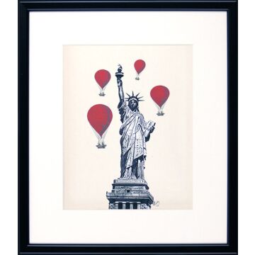 Red Hot Air Balloons & Iconic Buildings Iv