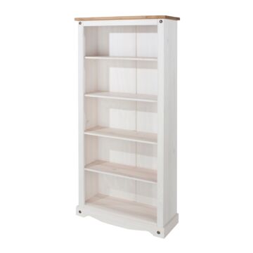 Corona White Tall Bookcase