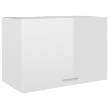 Vidaxl Hanging Cabinet High Gloss White 60x31x40 Cm Engineered Wood