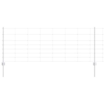 Vidaxl Fence Posts 11 Pcs U-channel 80 Cm Galvanized Steel, Vidaxl Field Fence 0.8x100 M Galvanised Steel