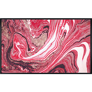 Magenta Swirl - Framed Canvas