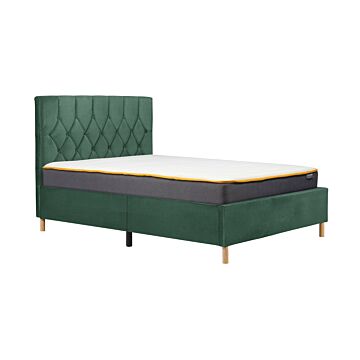 Loxley Small Double Bed Green