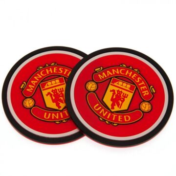 Manchester United Fc 2pk Coaster Set