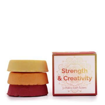Chakra Bath Fizz - Small Box - Strength & Creativity