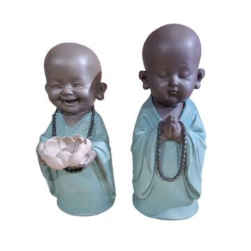 Large Buddha Set Of 2, 30cm