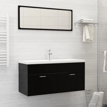 Vidaxl Built-in Basin With Faucet 101x39x18 Cm Ceramic White