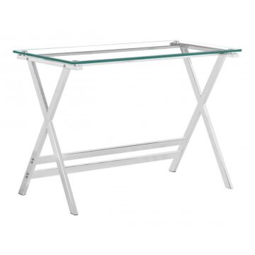 Cadet Console Table Glass With Metal Legs