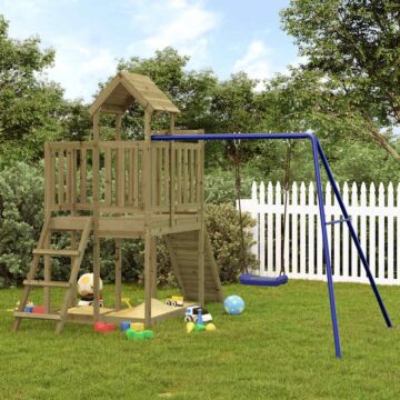 Vidaxl Outdoor Playset Impregnated Wood Pine