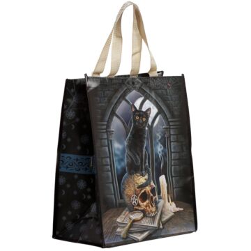 Reusable Shopping Bag - Lisa Parker Spirits Of Salem Cat